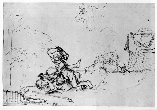 Rembrandt Harmensz. van Rijn: Abschied des Tobias