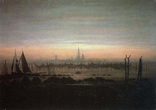 Friedrich, Caspar David: Greifswald im Mondschein