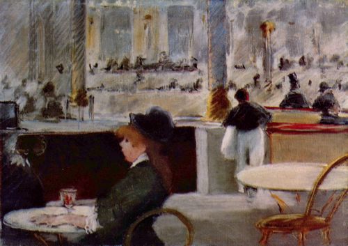 Manet, Edouard: Im Caf�