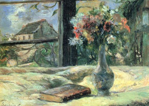 Gauguin, Paul: Blumenvase am Fenster