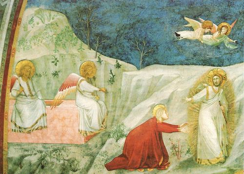 Giotto di Bondone: Fresken in der Kirche San Francesco in Assisi, Szene: Noli me tangere