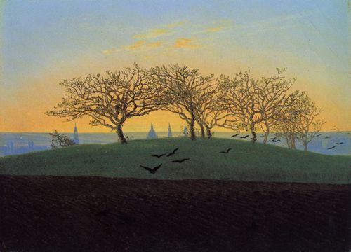 Friedrich, Caspar David: H�gel und Bruchacker bei Dresden (Sonnenuntergang)