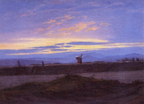 Friedrich, Caspar David: Elblandschaft (Flachlandschaft, Abendlandschaft im Riesengebirge)