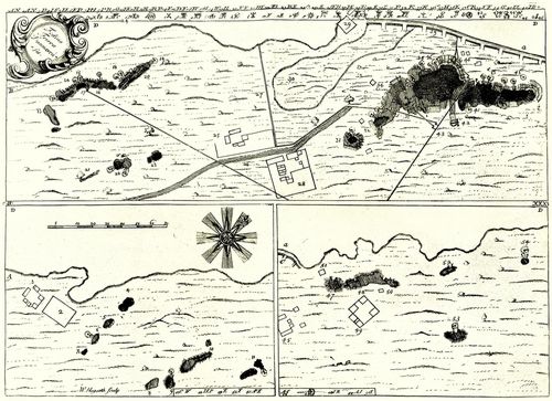 Hogarth, William: Illustration zu »Reisen durch Europa, Asien und Teile Afrikas« von Aubry de la Motraye, D�nisches Erzbergwerk