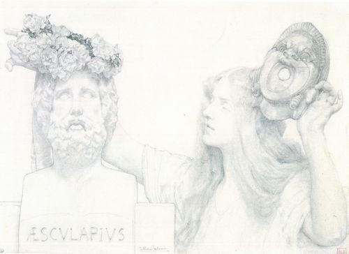Alma-Tadema, Sir Lawrence: Die Kr�nung Aesculapius'