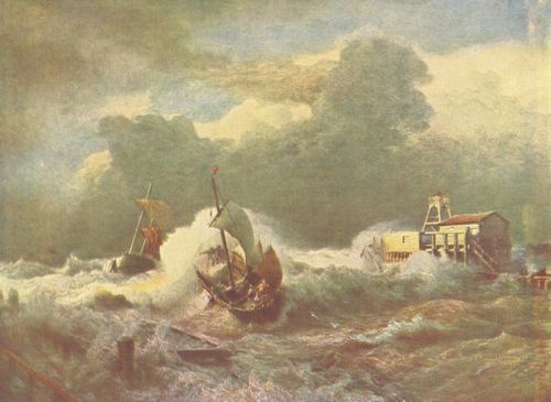 Achenbach, Andreas: Leuchtturm bei Ostende
