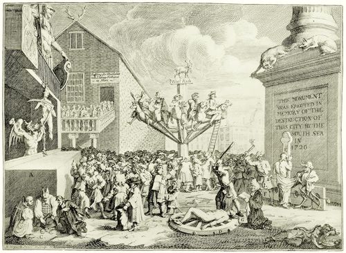 Hogarth, William: Das Sinnbild des S�dseehandels
