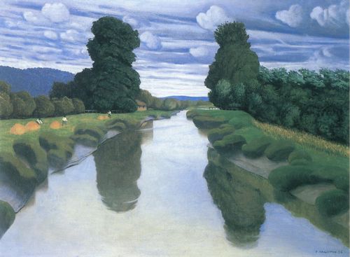 Vallotton, F�lix: Die Risle bei Berville