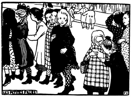 Vallotton, F�lix: Die kleinen M�dchen