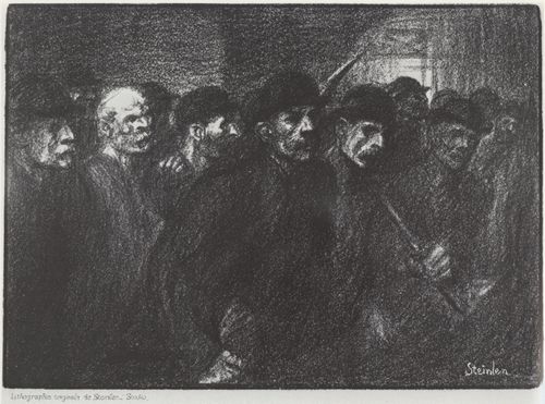 Steinlen, Theophile Alexandre: Bergleute