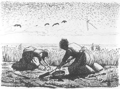 Morgner, Wilhelm: Zwei Frauen auf dem Feld