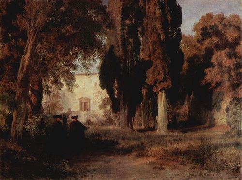 Achenbach, Oswald: Klostergarten