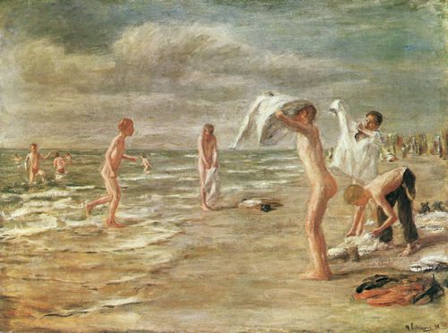 Liebermann, Max: Badende Knaben