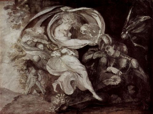 F�ssli, Johann Heinrich: Die Schicksahlsk�nigin erscheint Prinz Arthur