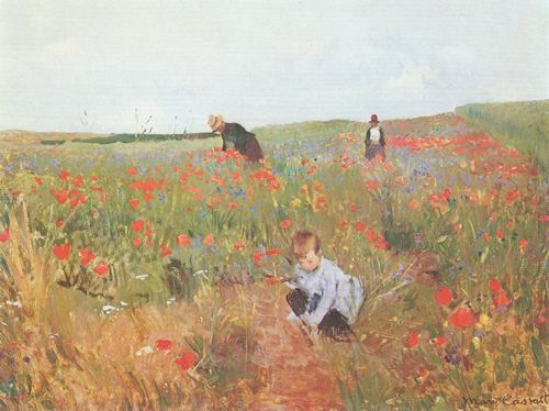 Cassatt, Mary: Mohn im Feld