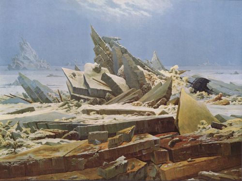 Friedrich, Caspar David: Das Eismeer (Die verungl�ckte Nordpolexpedition, Die verungl�ckte Hoffnung)