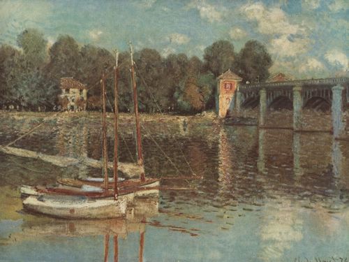 Monet, Claude: Die Eisenbahnbr�cke bei Argenteuil
