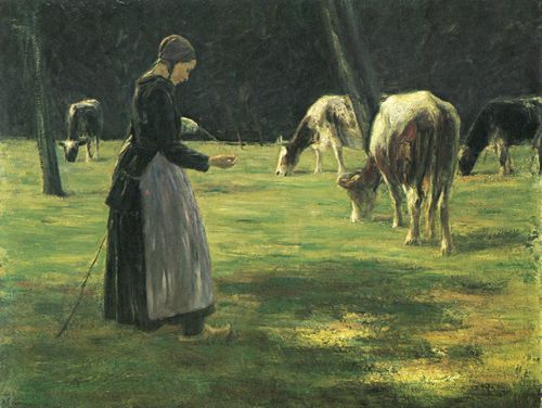 Liebermann, Max: Die Kuhhirtin