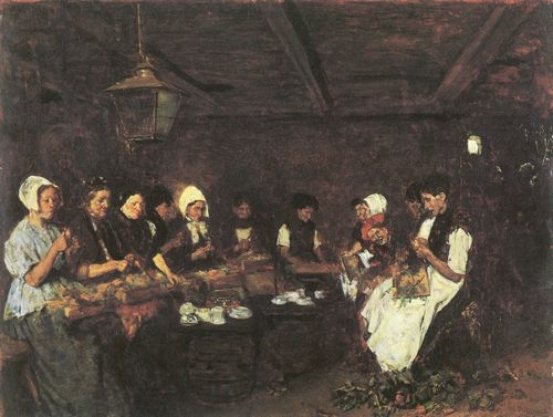 Liebermann, Max: Die Gem�seputzerinnen (Die Konservenmacherinnen)