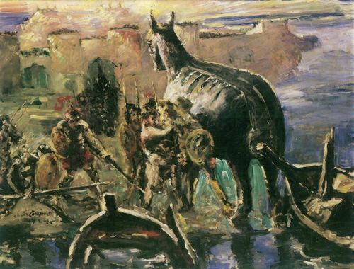 Corinth, Lovis: Das trojanische Pferd