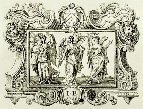 Hogarth, William: Gesch�ftskarte f�r den Apotheker James Bartlett