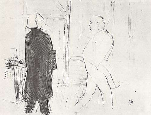 Toulouse-Lautrec, Henri de: Antoine und G�mier in dem St�ck »Une Faillite«