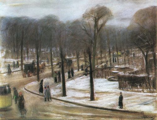 Liebermann, Max: Blick aus dem Atelierfenster des K�nstlers auf den Berliner Tiergarten