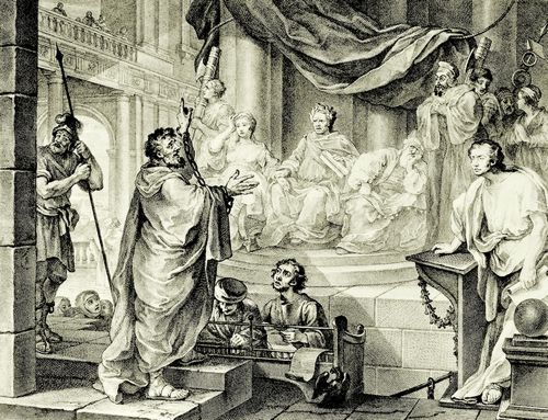 Hogarth, William: Paulus vor Felix