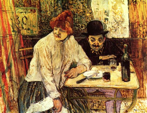 Toulouse-Lautrec, Henri de: A la Mie (Im Restaurant La Mie)
