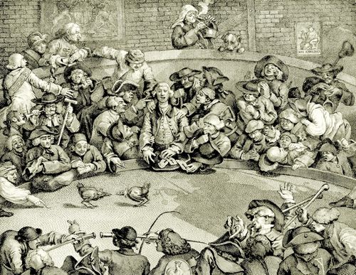 Hogarth, William: Der Hahnenkampf