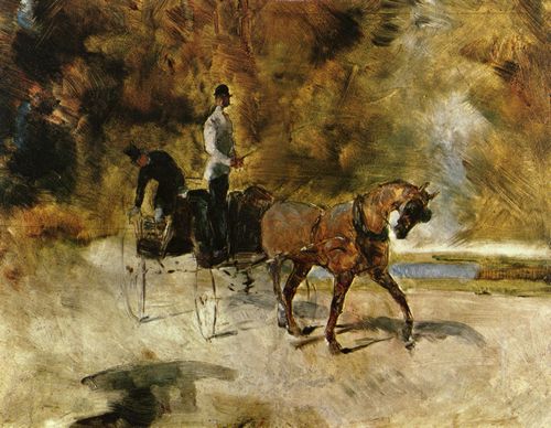 Toulouse-Lautrec, Henri de: Dog-Car (Der Einsp�nner)
