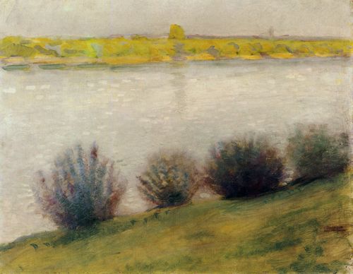 Macke, August: Am Rhein bei Hersel