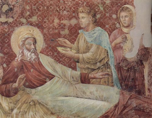 Giotto di Bondone: Fresken in der Kirche San Francesco in Assisi, Szene: Isaak weist Esau zur�ck