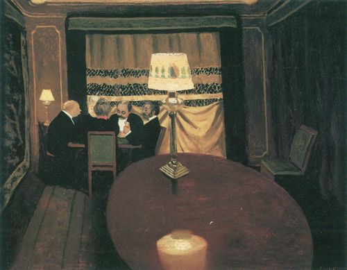 Vallotton, F�lix: Die Pokerspieler