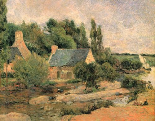 Gauguin, Paul: Die W�scherinnen von Pont-Aven
