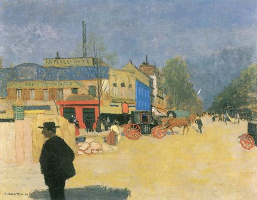 Vallotton, F�lix: Die Place Clichy in Paris