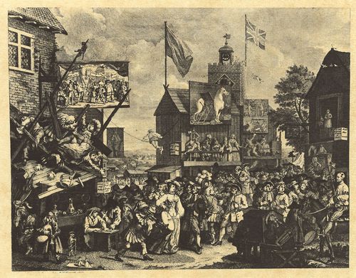 Hogarth, William: Der Jahrmarkt von Southwark