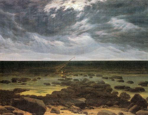 Friedrich, Caspar David: Meeresk�ste bei Mondschein