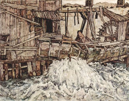 Schiele, Egon: Alte M�hle