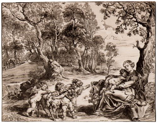 Rubens, Peter Paul: Dier Flucht nach �gypten, dritte Fassung