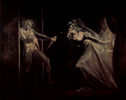 F�ssli, Johann Heinrich: Lady Macbeth nimmt die Dolche entgegen