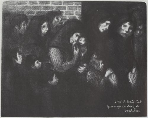 Steinlen, Theophile Alexandre: Wartende Frauen