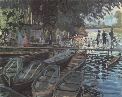 Monet, Claude: Badende bei La Grenoulli�re