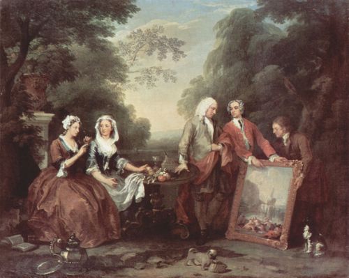 Hogarth, William: Familie Fountaine, Familienportr�t