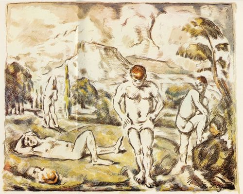 C�zanne, Paul: Die Badenden, gro�e Fassung