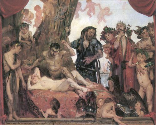 Corinth, Lovis: Das homerische Gel�chter