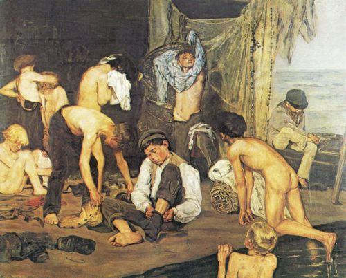 Liebermann, Max: Im Schwimmbad