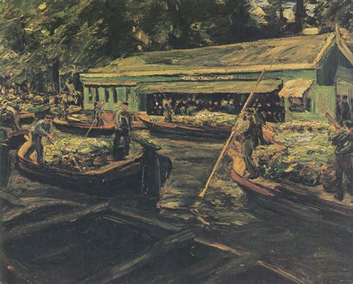 Liebermann, Max: Gem�semarkt in Delft