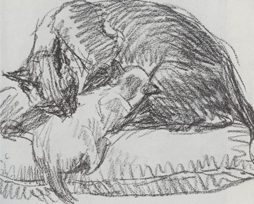 Steinlen, Theophile Alexandre: Katzenzeichnung