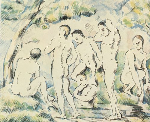 C�zanne, Paul: Die Badenden, kleine Fassung